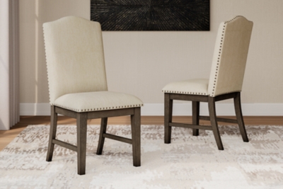 D776-01 Johnelle Dining Chair (Set of 2), Beige sku D776-01