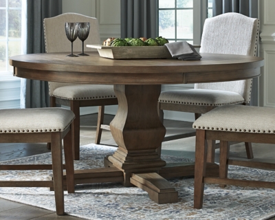 Johnelle dining table and best sale 6 chairs