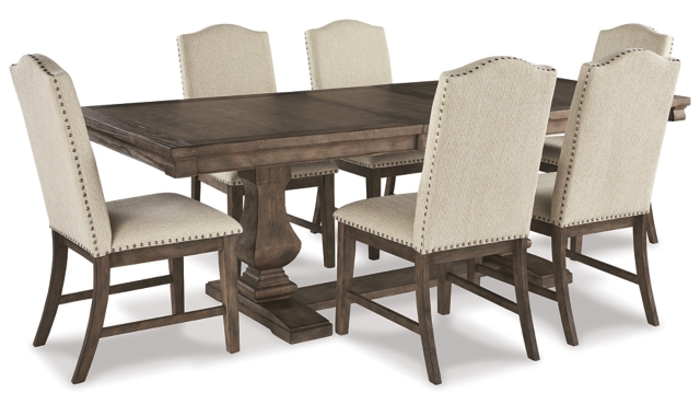 Johnelle Dining Table and 6 Chairs Set
