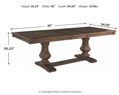 Johnelle Extendable Dining Table Ashley Furniture Homestore