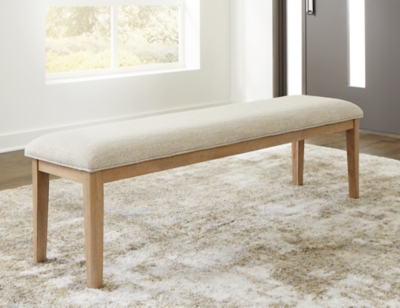 D781-00 Rencott 63 Dining Bench, Light Brown sku D781-00