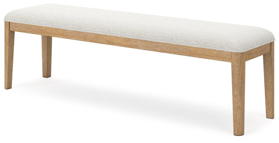 Mesa de comedor extensible Rencott, 4 sillas y banco - image 8