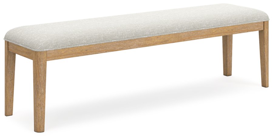 Mesa de comedor extensible Rencott, 4 sillas y banco - image 4