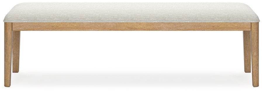 Mesa de comedor extensible Rencott, 4 sillas y banco - image 6