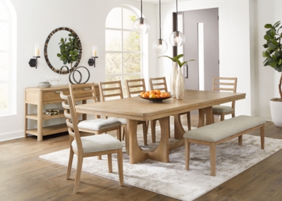 Rencott 63" Dining Bench, , large