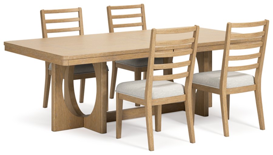Rencott Extension Dining Table and 4 Chairs - image 1