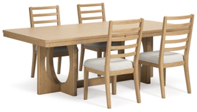Rencott Dining Table and 4 Chairs, , large