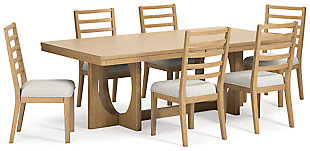 Rencott Dining Table and 6 Chairs, , large
