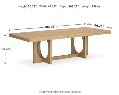 Rencott Dining Extension Table, , large