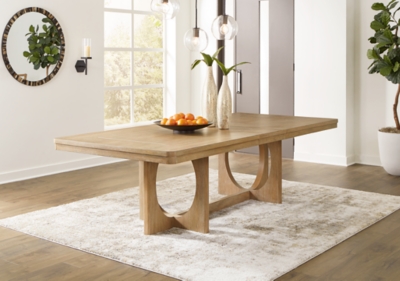 D781-35 Rencott Dining Extension Table, Light Brown, Wood sku D781-35