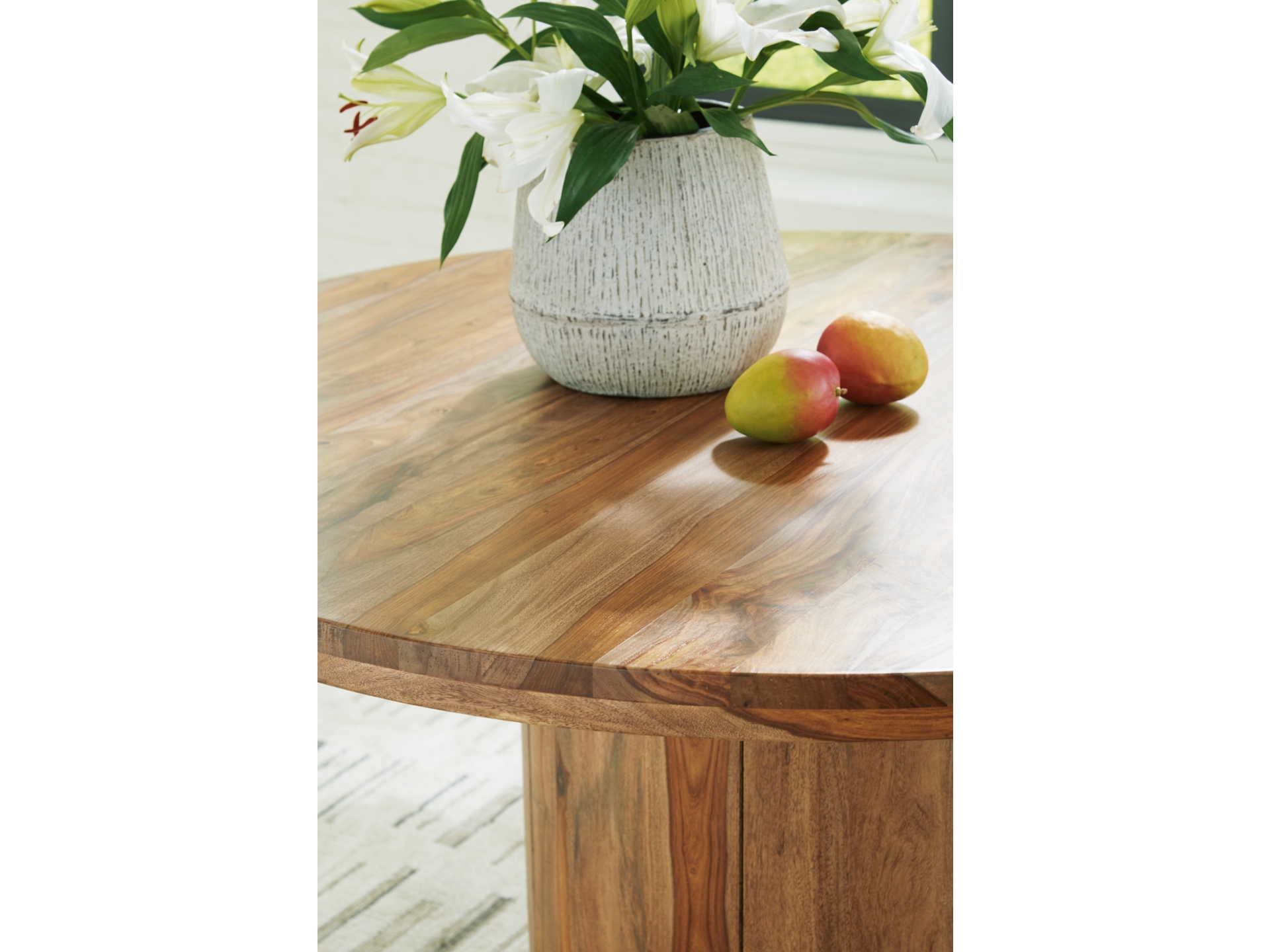 Image 1 of Dressonni Dining Table and 4 Chairs Brown 