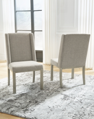 D793-01 Fawnburg Dining Chair (Set of 2), Gray sku D793-01