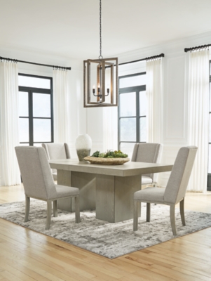 Fawnburg Dining Table and 4 Chairs, Gray