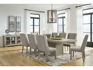 Fawnburg Extendable Dining Table and 8 Chairs with Storage