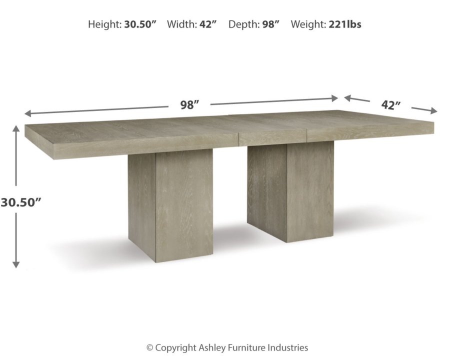 Mesa de comedor extensible Fawnburg y 4 sillas - image 13