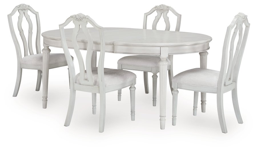 Mesa de comedor extensible Montelaine y 4 sillas - image 1