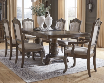 Charmond Dining Table and 6 Chairs Set | Ashley Furniture HomeStore