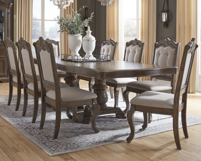 Eight chair dining discount table