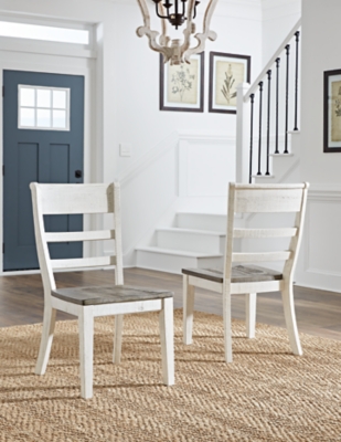 White ladder back discount chair