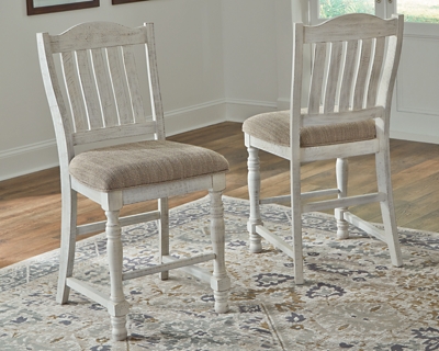 Ashley furniture best sale white bar stools