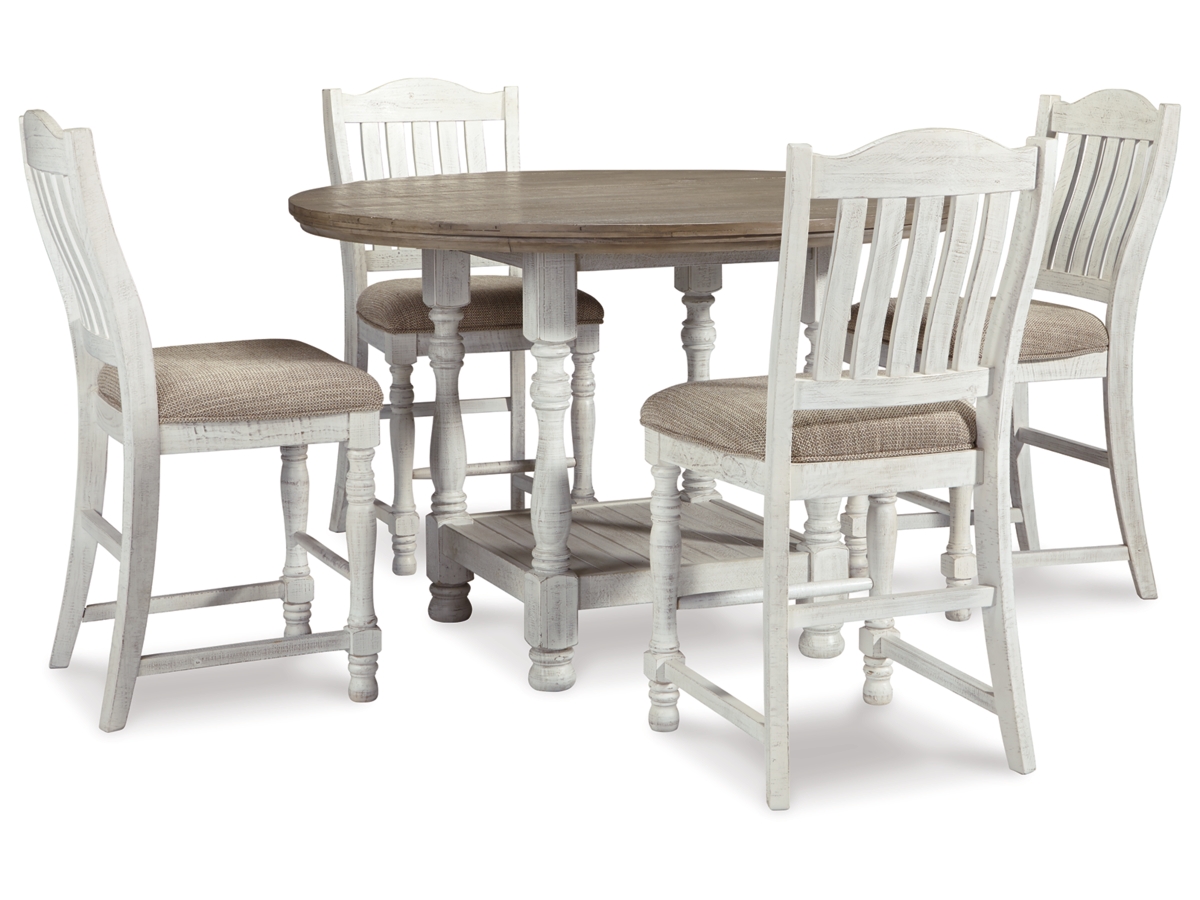 Havalance Counter Height Dining Table and 4 Barstools Ashley