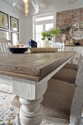 Ashley furniture farmhouse dining table new arrivals