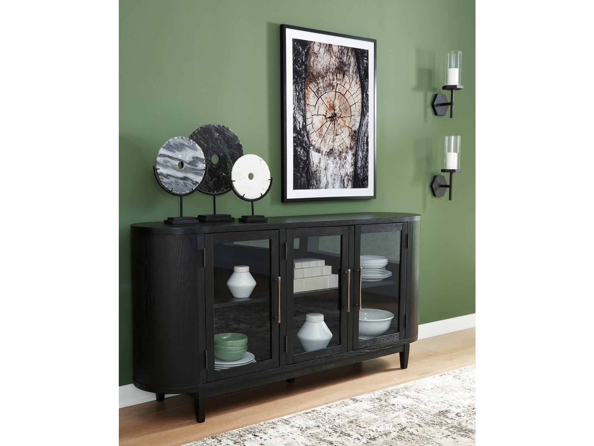 Image 4 of Rowanbeck Dining Table and 4 Chairs 