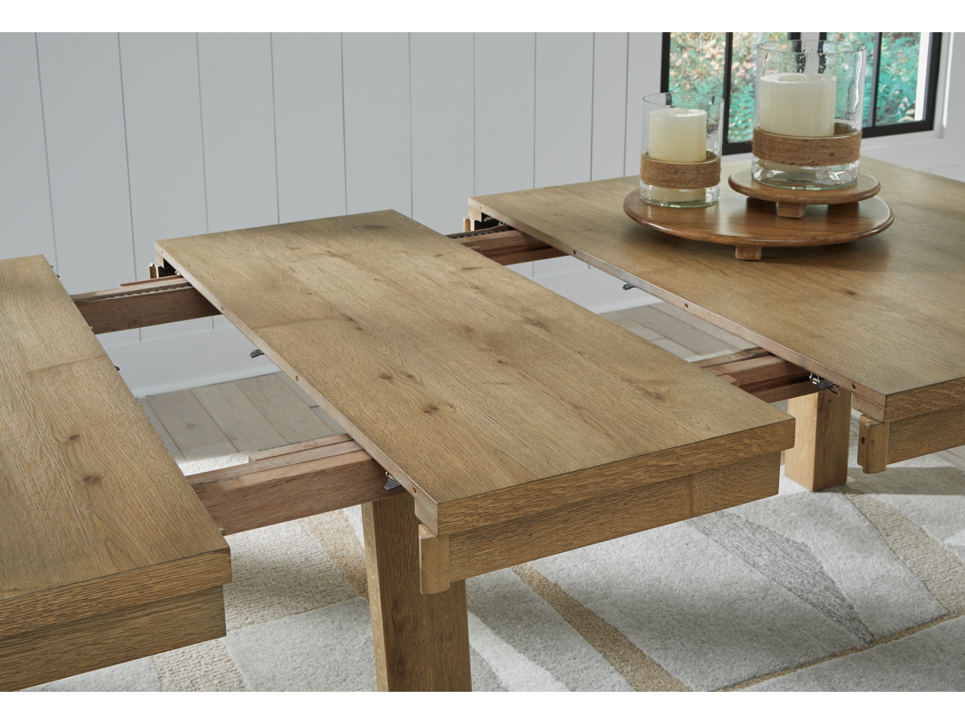 Image 1 of Galliden Dining Extension Table with Seats up to 10