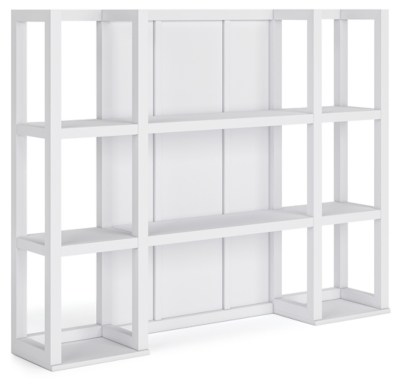 Ashbryn Dining Hutch, White/Natural