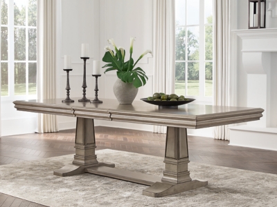 D924D3 Lexorne Dining Extension Table, Gray sku D924D3