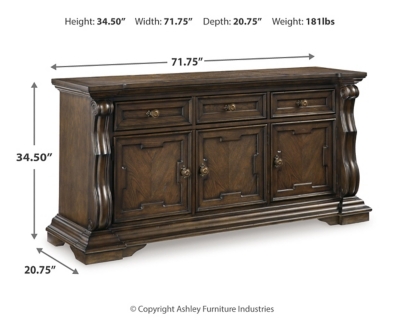 Maylee Dining Buffet Dimensions