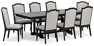 Welltern Dining Table and 8 Chairs, , large