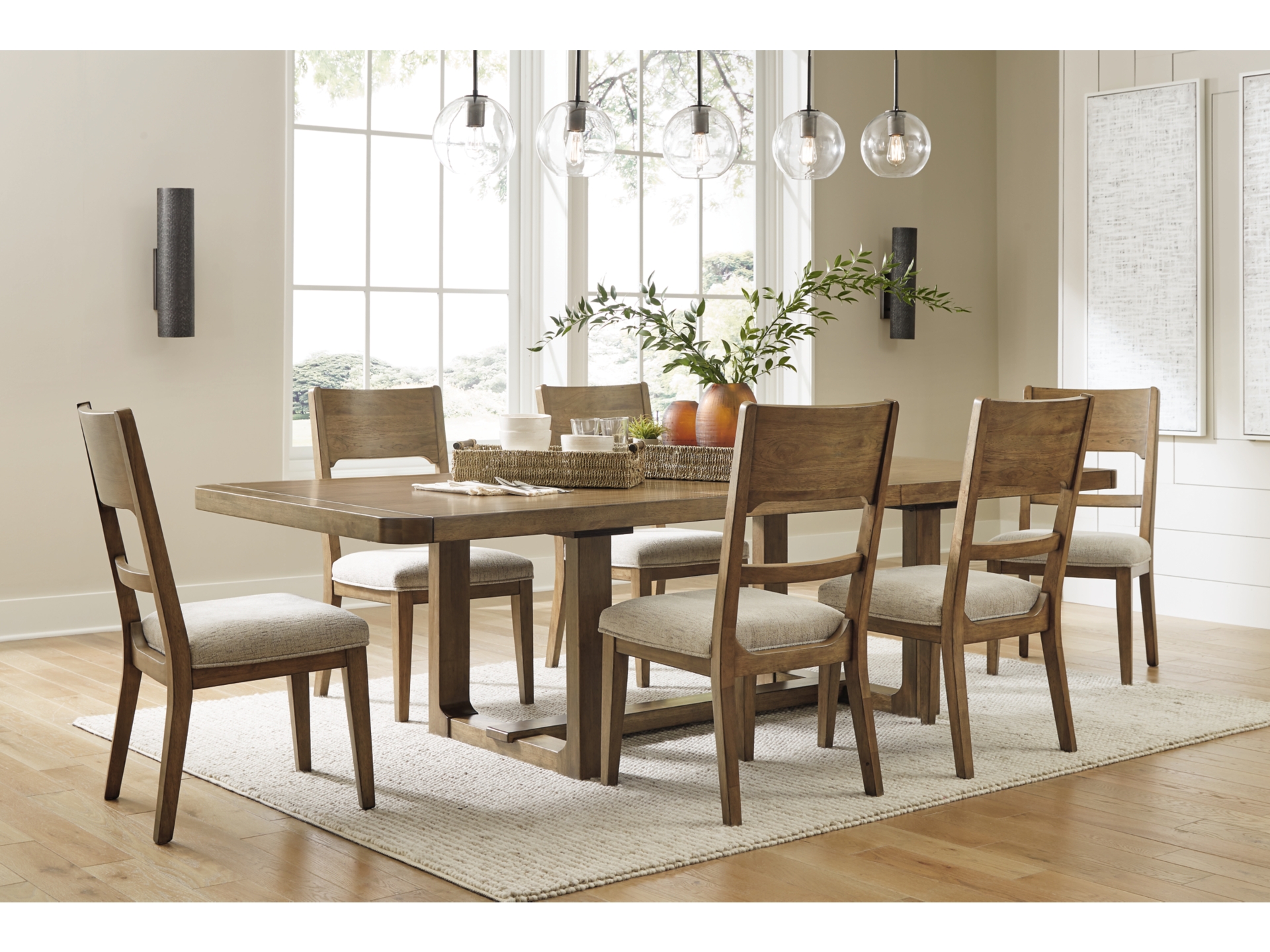 Image 1 of Cabalynn Dining Table up to 8 Chairs