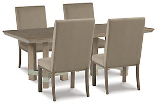 Chrestner Dining Table and 4 Chairs, , large