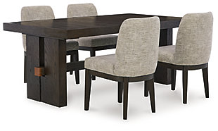 Burkhaus Dining Table and 4 Chairs, , large