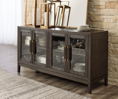 D984-60 Burkhaus Dining Server, Dark Brown sku D984-60