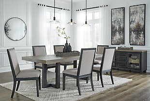Foyland Dining Table and 6 Chairs, , rollover