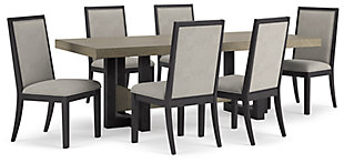 Foyland Dining Table and 6 Chairs, , large