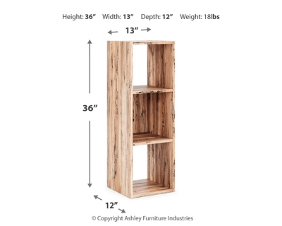 Piperton Three Cube Organizer, Natural, large