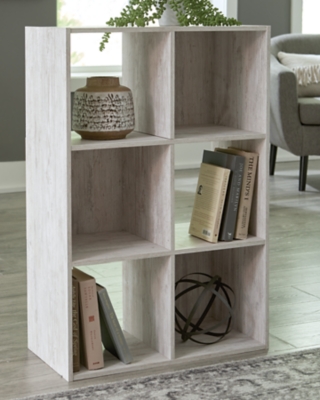 6 Cube Storage Shelf Organizer Bedroom Bookcase Square Cubby Cabinet  Natural