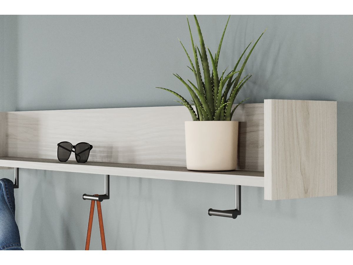 Ashley Mansi Gray Wall Shelf