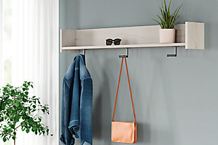 Socalle Wall Mounted Coat Rack with Shelf, , rollover