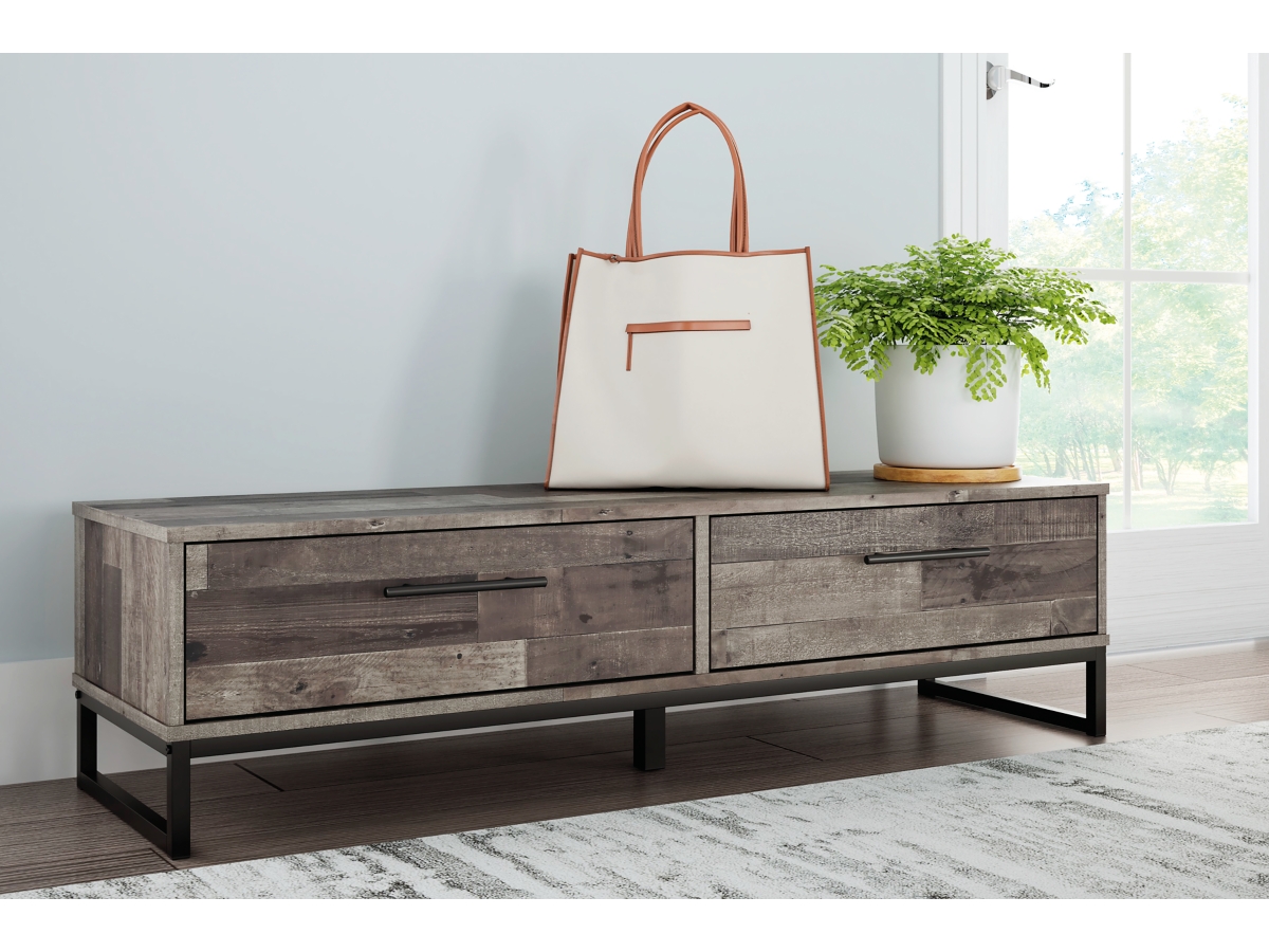 Neilsville 2 Drawer Storage Bench | Ashley