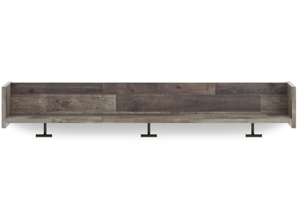 Purbambo 29'' Coat Rack with Shelf, Wall Shelf with