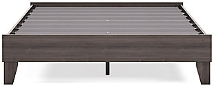 Brymont Queen Platform Bed with Dresser, Dark Gray, large