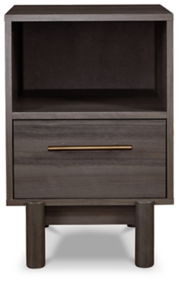 Calverson Nightstand, Dark Gray, large