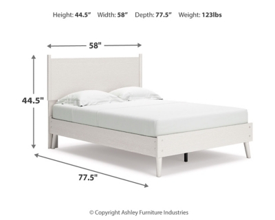 Aprilyn Full Panel Bed, White, large