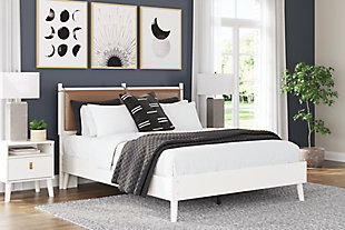 Aprilyn Queen Panel Bed, White, rollover