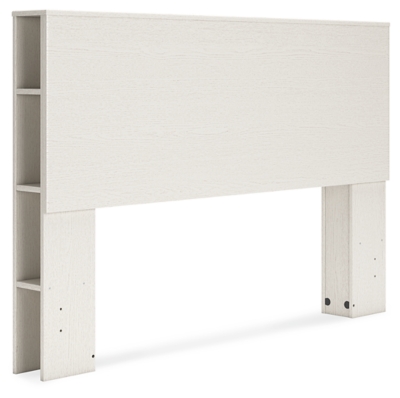Aprilyn Queen Bookcase Headboard, White, large