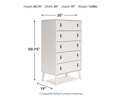 Aprilyn Chest of Drawers, White, large